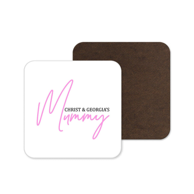 Custom Mummy Coaster - Pink Design - TISATI